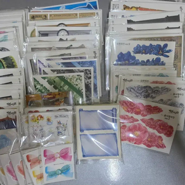[BUNJANG] Diving Stickers Bundle (Kkamaneun-neoguri Design & Others) / 다꾸 스티커 일괄 까만너구리님도안, 그외 약간