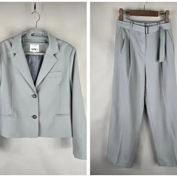 [BUNJANG] SPAO Basic Men's Basic Suit Set - M Jacket, 67 Slacks / [무료배송]스파오 베이직 M(67) 정장 셋업 세트 숏 자켓 슬랙스