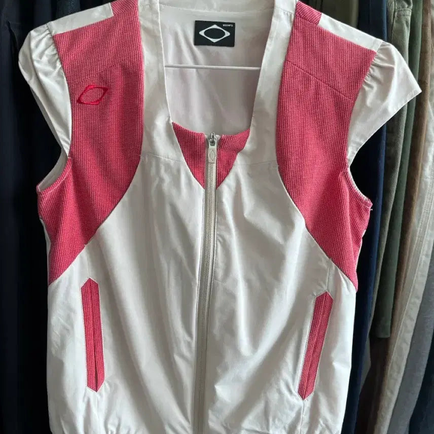 [BUNJANG] Mischief Color Block Track Zip-Up S / 미스치프 컬러 블록 트랙 집업 s