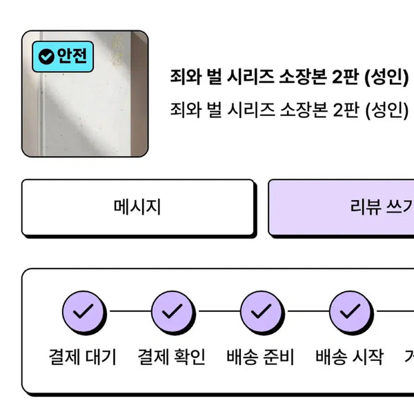 [BUNJANG] Ahwin Mingming Sin & Punishment Series Limited Edition / 아윈밍밍 죄와 벌 시리즈 소장본 양도