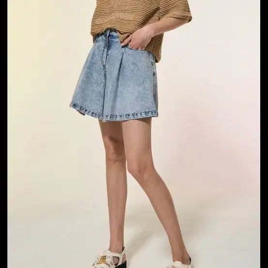 [BUNJANG] Lanvin Denim Shorts / 랑방청바지 바지 한섬 반바지 청반바지
