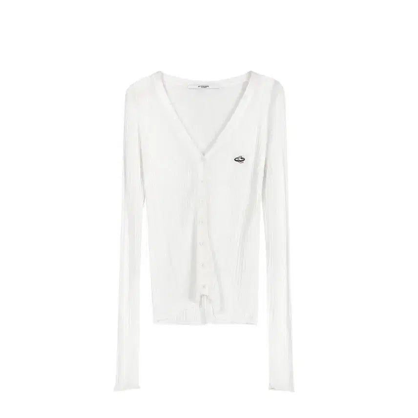 [BUNJANG] UrbanDress Long Sleeve See-Through Cardigan / 어반드레스 긴팔 시스루 가디건