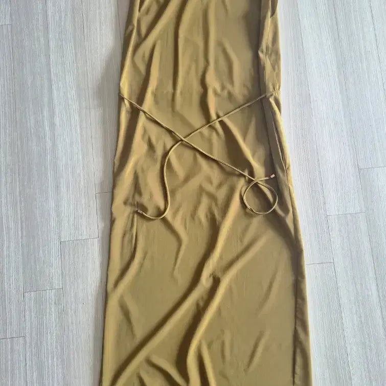 [BUNJANG] MICHAA Khaki Beige Long Dress / 미샤 롱 원피스 85-97-160