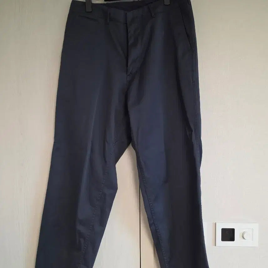 [BUNJANG] nanamica Wide Chino Pants Navy Size 36 / 나나미카 와이드치노 36사이즈 네이비