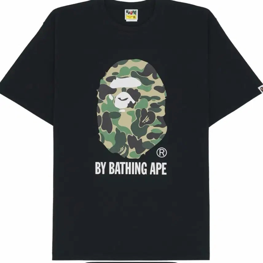 [BUNJANG] BAPE ABC Camo By Bathing Ape T-Shirt Black Green / 베이프 ABC 카모 바이 베이싱 에이프 티셔츠 블랙 그린