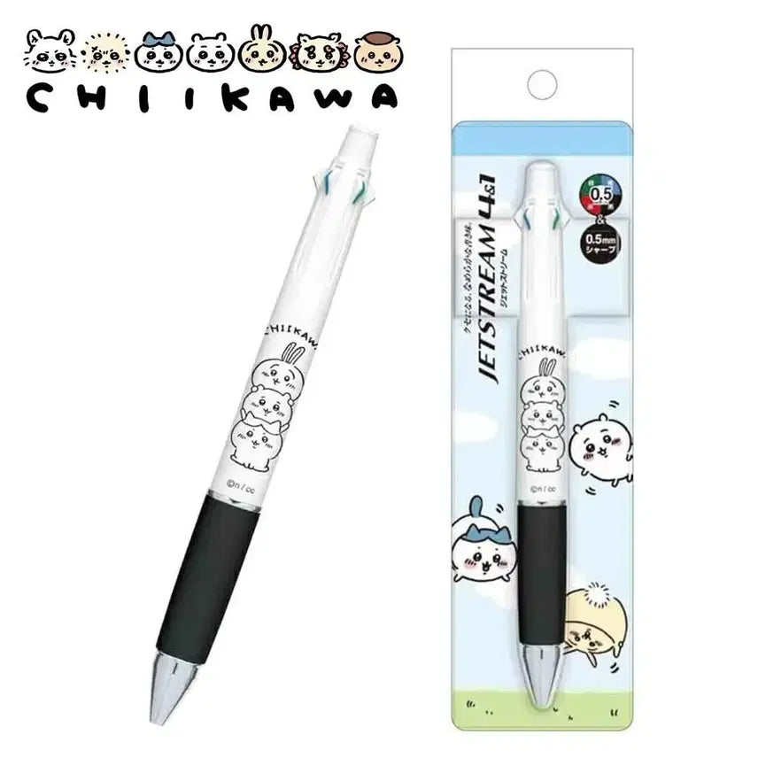 [BUNJANG] Cheeky Creatures Jetstream 4&1 Ballpoint Pen 0.5mm / 먼작귀 치이카와 제트스트림 4&1 볼펜 0.5mm