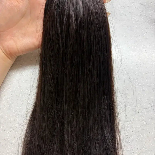 [BUNJANG] 24-inch Dark Brown Clip-In Hair Extensions / 붙임머리 24인치 흑갈색