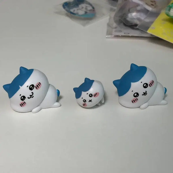 [BUNJANG] Chiikawa Hachiwara Figure & Charging Cable Gacha Set / 치이카와 하치와레 피규어 충전케이블 가챠