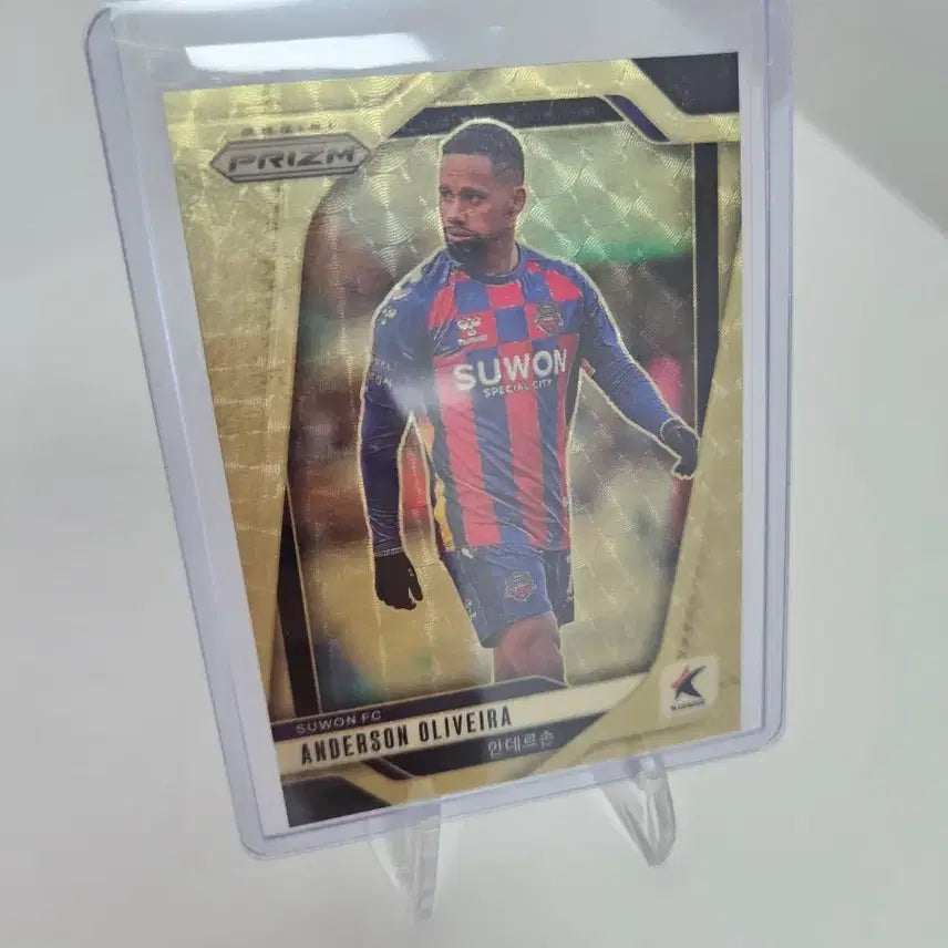 [BUNJANG] 2025 K League Prism Suwon FC Anderson Gold Power Limited Card #5 / 2025 K리그 프리즘 수원FC 안데르손 골드파워 5한정 카드