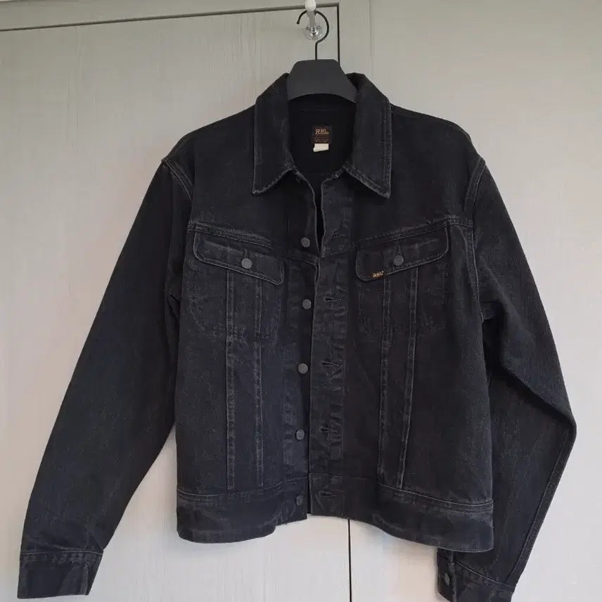 [BUNJANG] RRL Lot 271 Denim Trucker Jacket Black XL / 더블알엘 lot271 데님 트러커 자켓 블랙 XL (베트남제작)