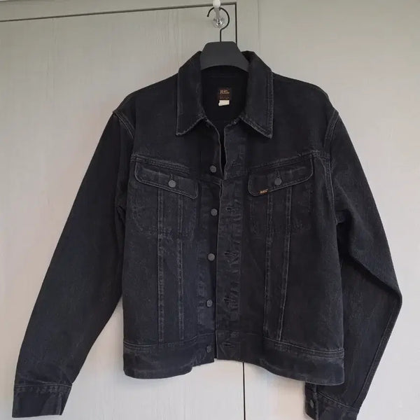 [BUNJANG] RRL Lot 271 Denim Trucker Jacket Black XL / 더블알엘 lot271 데님 트러커 자켓 블랙 XL (베트남제작)