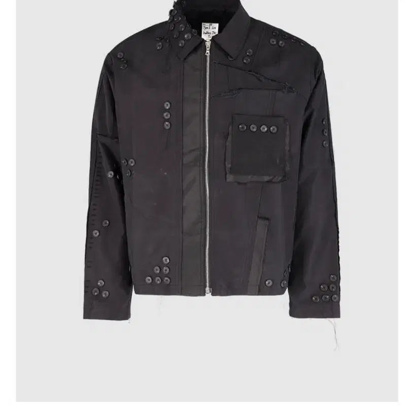 [BUNJANG] JABBERWOCKY Type 1 Button Jacket Black OS / JABBERWOCKY 타입1 100 버튼 자켓 블랙 os