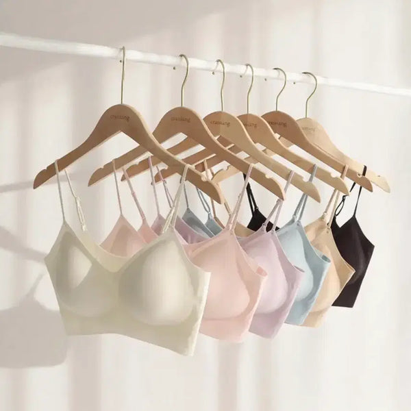 [BUNJANG] Craciang 2cm Thin Strap Bra Cream S / 크라시앙 2cm 얇은끈브라 노후크 크림 s