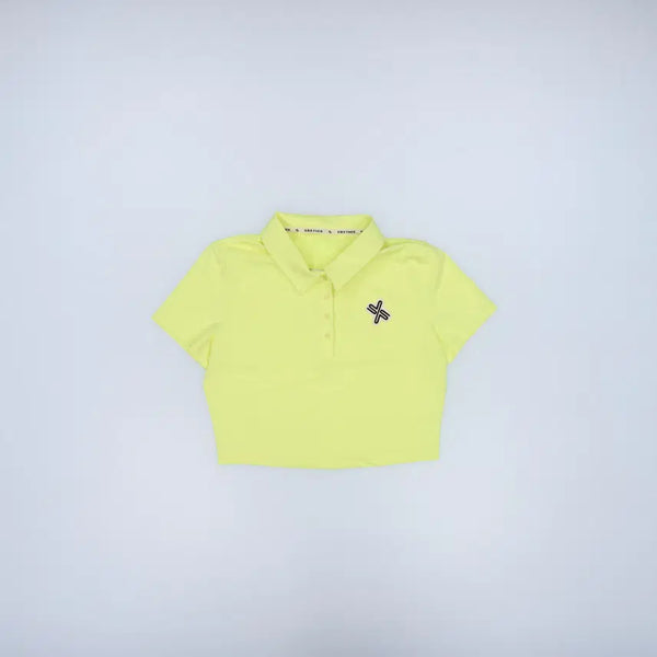 [BUNJANG] Xexymix Women's Cropped Short Sleeve Polo T-Shirt 0707H / L 젝시믹스 여성 크롭 반팔카라티 0707H