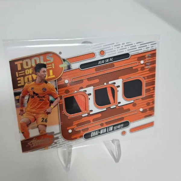 [BUNJANG] 2025 K League Absolute Jeju United Lim Chae-min Triple Jersey Limited Edition Card / 2025 K리그 앱솔루트 제주SK 임채민 트리플저지 10한정