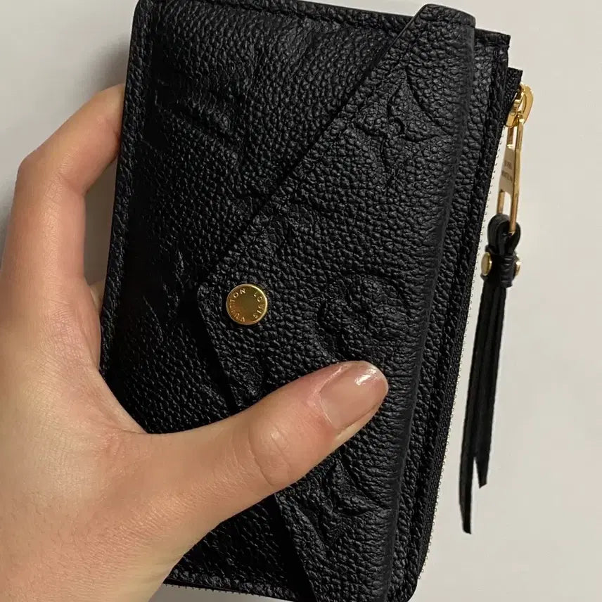 [BUNJANG] Louis Vuitton Card Holder Black / 루이비통 카드지갑