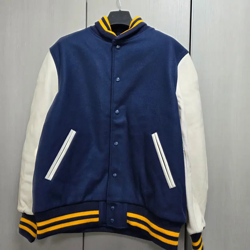 [BUNJANG] Golden Bear Random Walk Shawl Collar Varsity Jacket Royal Blue XXL / 골든베어 랜덤워크 숄카라 바시티 로얄블루 xxl