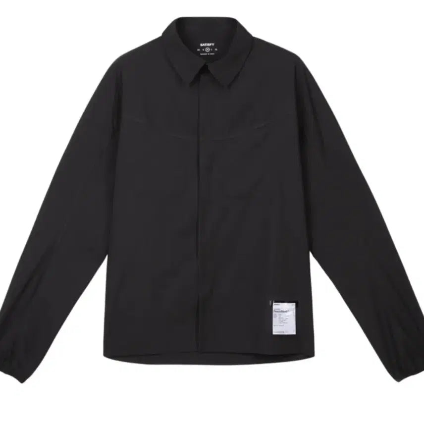 [BUNJANG] Satisfy Peace Shell River Shirt Black M / 새티스파이 피스쉘 리버 셔츠 블랙 M