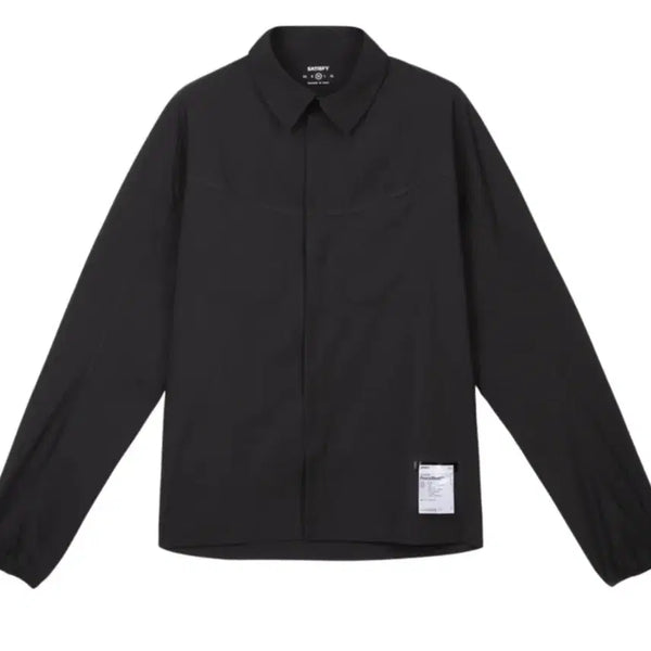 [BUNJANG] Satisfy Peace Shell River Shirt Black M / 새티스파이 피스쉘 리버 셔츠 블랙 M