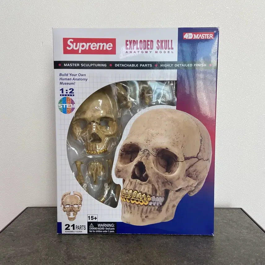 [BUNJANG] Supreme 4D Model Human Skull Natural 23FW Cap / (OS) 슈프림 4D 모델 휴먼 스컬 내츄럴 - 23FW