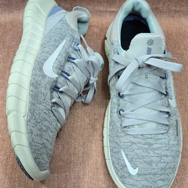 [BUNJANG] Nike Free Run 5.0 Men's Running Shoes - Grey Fog (Size 275mm) / 나이키 275mm- 프리 런 5.0은 그레이 포그 컬러