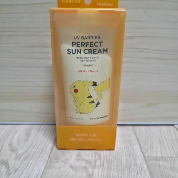 [BUNJANG] Belmon Pokémon Pikachu UV Barrier Perfect Sun Cream 80ml / 벨먼 포켓몬 피카츄 UV 배리어 퍼펙트 선크림 80ml