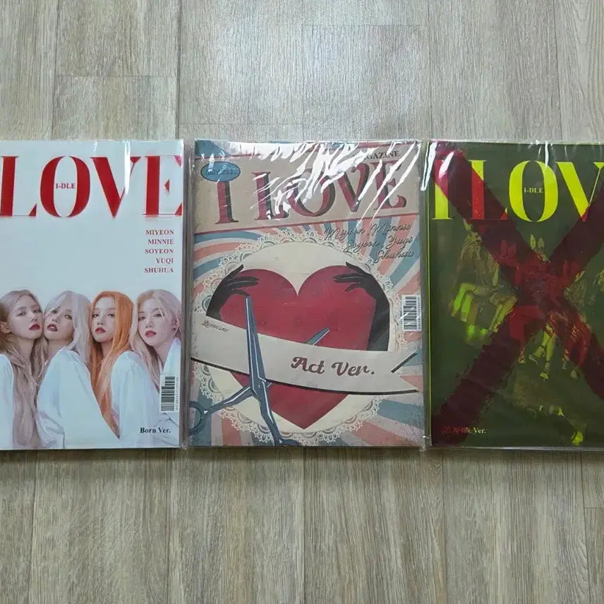 [BUNJANG] (G)I-DLE 5th Mini Album 'I love' 3 Versions Set (Sealed/Unsealed) / 미개봉 개봉 택포] i-dle (여자)아이들 미니 5집 I love 3종