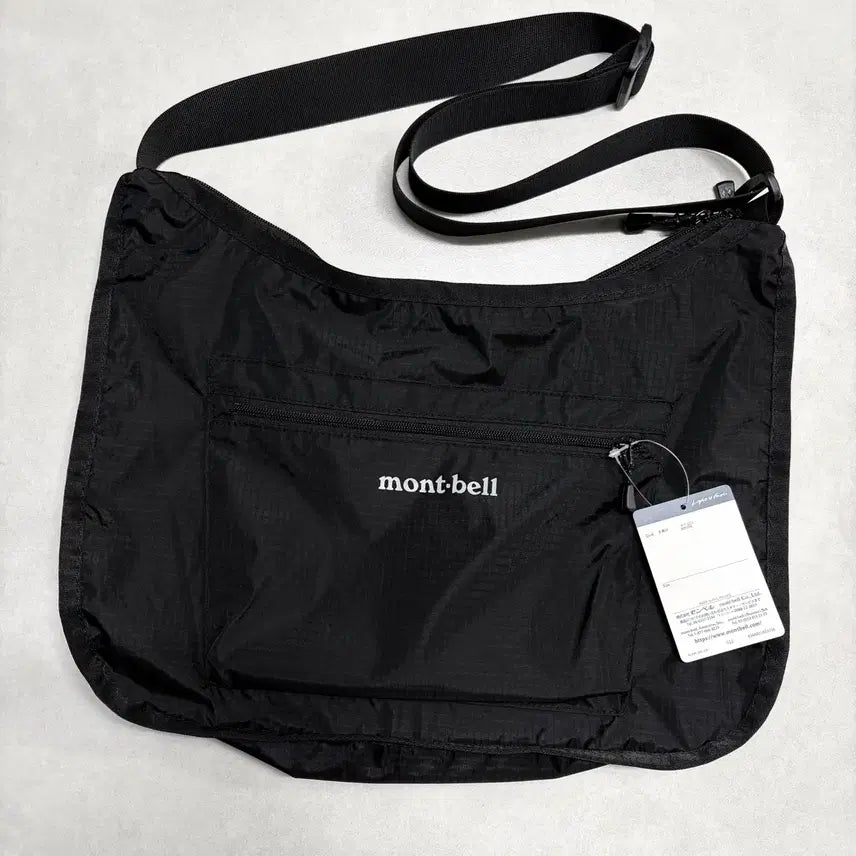 [BUNJANG] Montbell Lightweight Shoulder Bag M Black / 몽벨 라이트웨이트 숄더백M 블랙 새제품