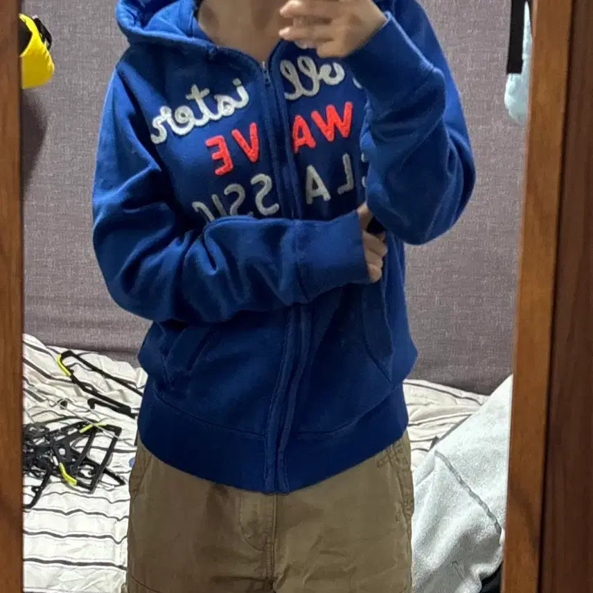 [BUNJANG] Hollister Slim Fit Hoodie Zip-Up / 홀리스터 슬림핏 후드집업