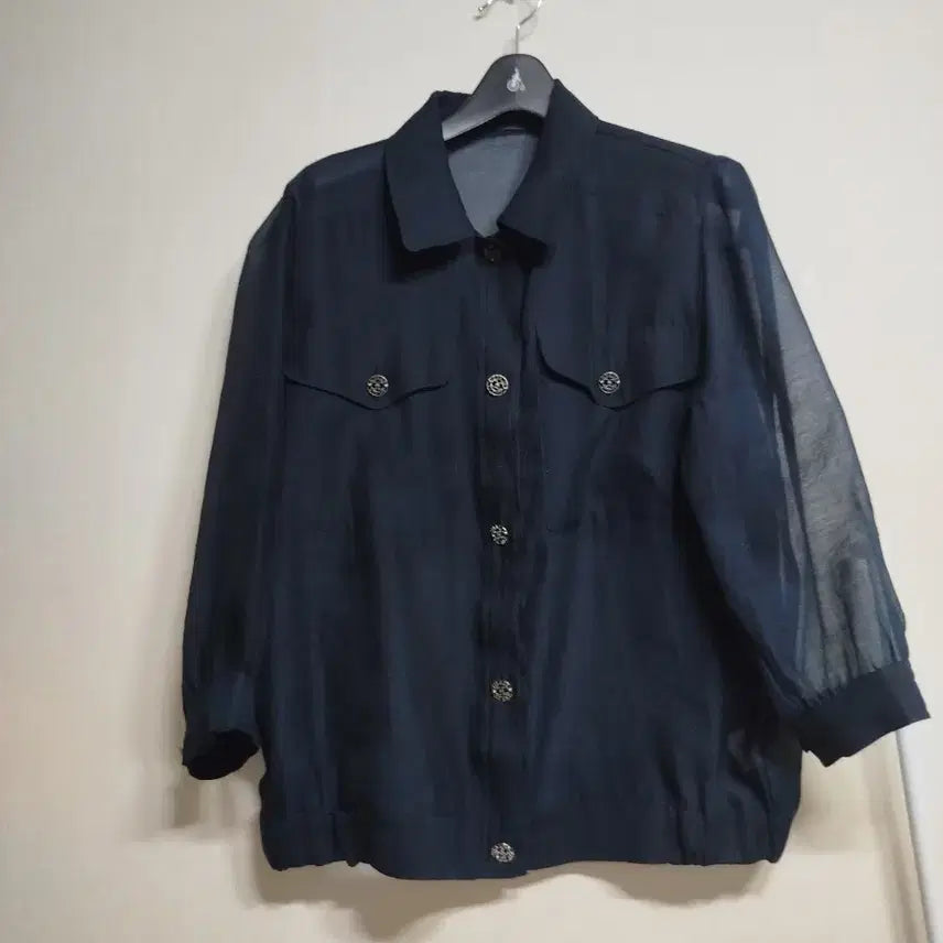 [BUNJANG] Georges Rech See-Through Blouse Jacket / 조르쥬레쉬 시스루 블라우스자켓 66.77