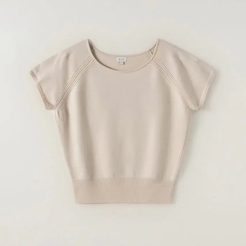 [BUNJANG] Sienne Venia Crop Knit Pink Beige M / 시에 베니아 크롭 니트 핑크베이지 m