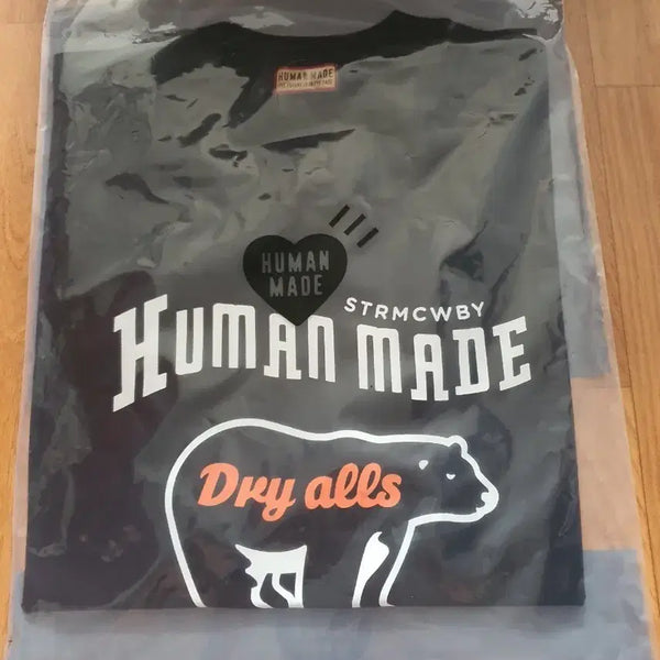 [BUNJANG] Human Made Bear Graphic T-Shirt Black XL / 휴먼메이드 반팔티 블랙 새상품xl