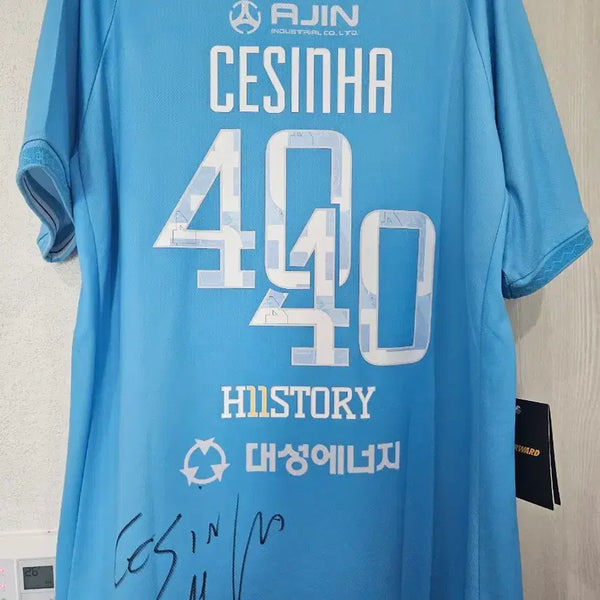 [BUNJANG] Daegu FC Cesinha Signed 4040 Jersey / 대구fc 세징야 싸인 4040 유니폼