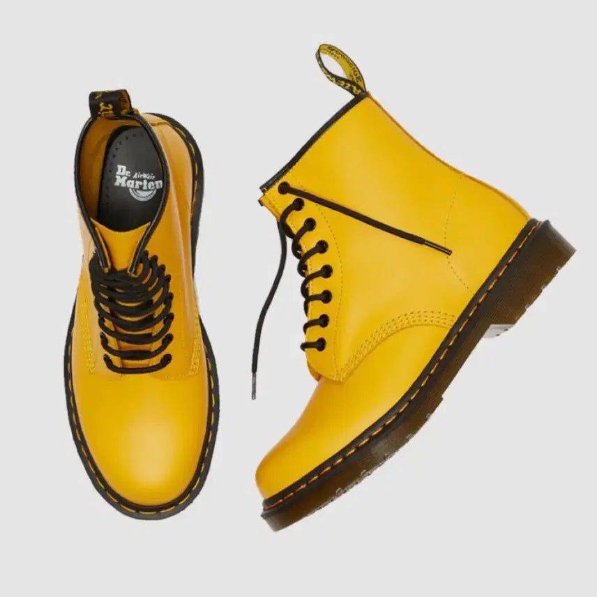 [BUNJANG] Dr. Martens 1460 Yellow Walker Boots / 닥터마틴 1460 옐로우 워커 부츠