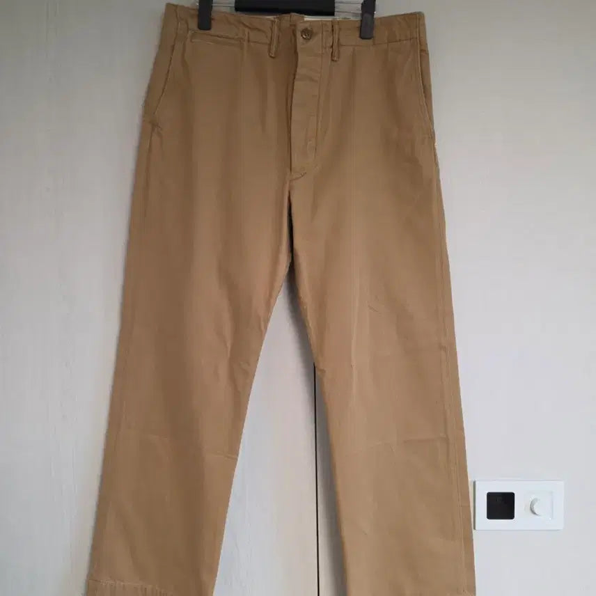 [BUNJANG] RRL Field Chino British Khaki 34x32 / RRL 더블알엘 필드치노 브리티시 카키 34사이즈 판매합니다.