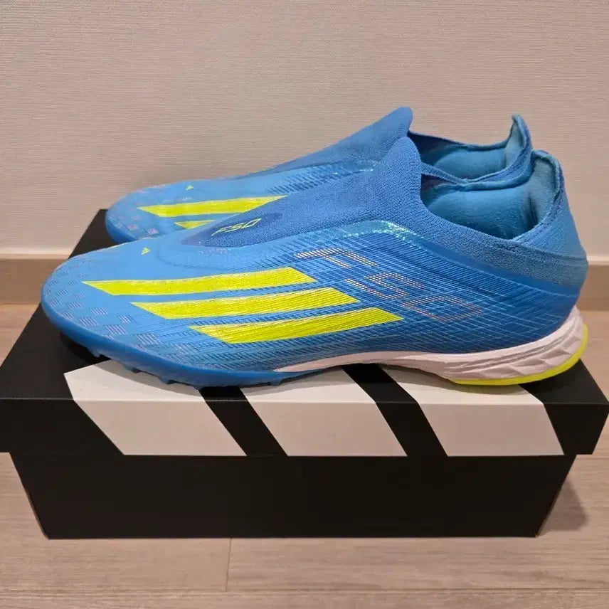 [BUNJANG] Adidas F50 Pro LL TF Futsal Shoes - Blue, Size 270 / 아디다스 F50 프로 LL TF 풋살화 블루 270사이즈