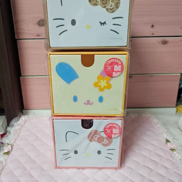 [BUNJANG] Sanrio Mini Storage Drawer (Set of 3) / (일본정품) 산리오 미니 수납함 서랍 3종