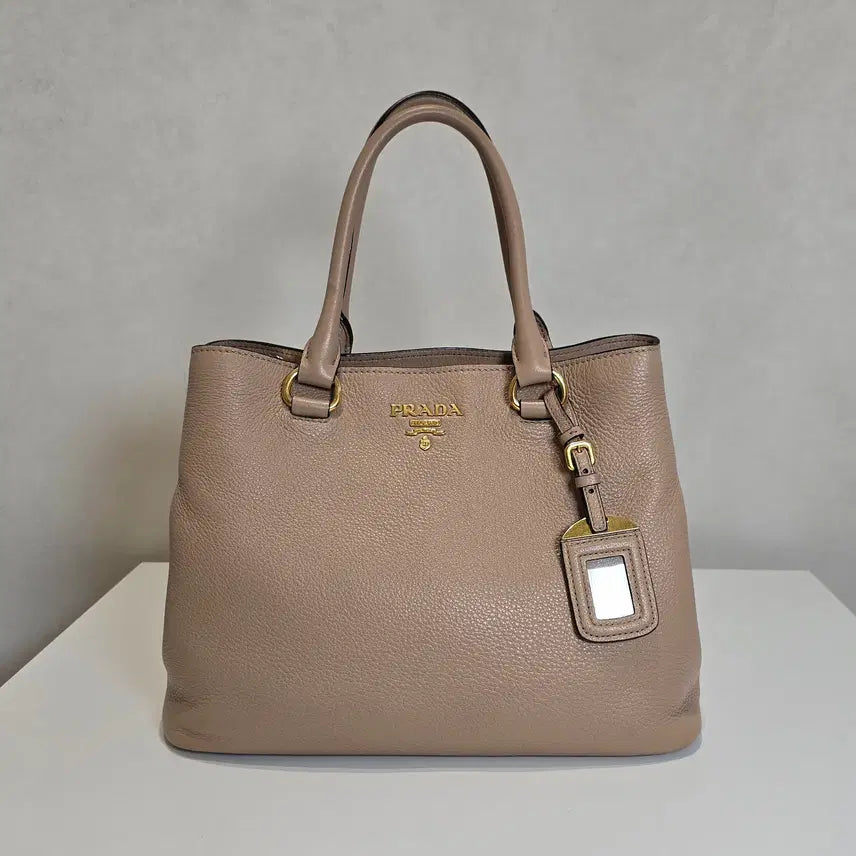 [BUNJANG] Prada Vitello Dino Shoulder Tote Bag 1BA058 / [럭스올] 프라다 비텔로 다이노 숄더백 토트백 1BA058