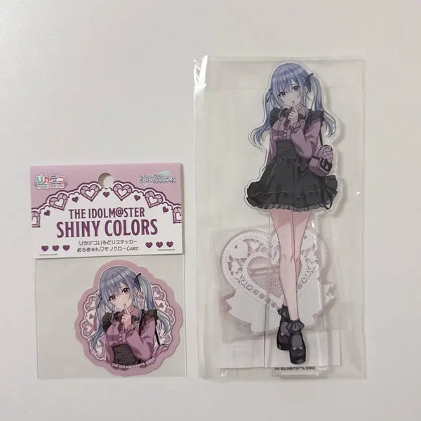 [BUNJANG] The Idolm@ster Cinderella Girls Hana Suzuki Merokyunn Acrylic Standee & Sticker Set / 샤니마스 코메틱 스즈키 하나 메로큥 팝업 아크릴 스티커