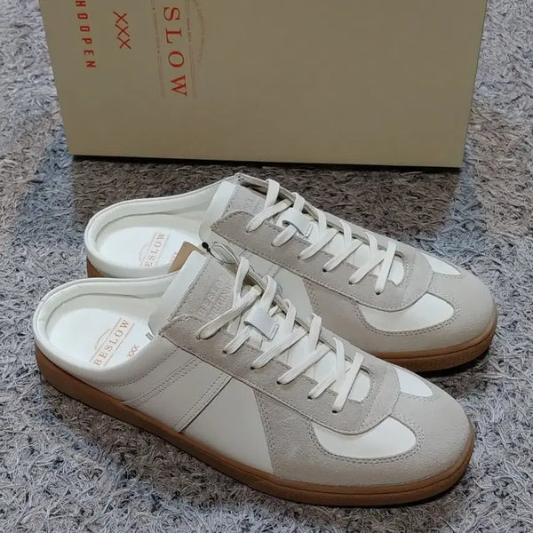 [BUNJANG] Vislow X Shoopen German Army Mule Sneakers (White, 270mm) / 비슬로우X슈펜 독일군 뮬 (새상품)