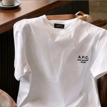 [BUNJANG] A.P.C. Logo Short Sleeve T-Shirt White / A.P.C. 반팔티 화이트