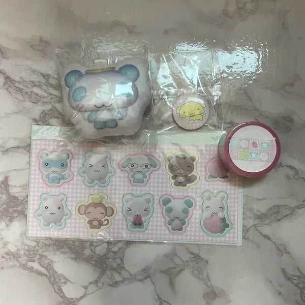 [BUNJANG] Wansoclub Sticker, Badge, Washi Tape, Keyring Set / 완소클럽 스티커 뱃지 마테 키링 모음