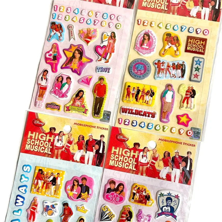 [BUNJANG] Disney High School Musical 3D Sticker (Classic) / 고전) 디즈니 하이스쿨 뮤지컬 입체 스티커