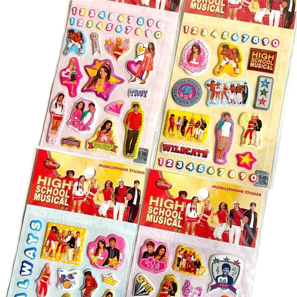 [BUNJANG] Disney High School Musical 3D Sticker (Classic) / 고전) 디즈니 하이스쿨 뮤지컬 입체 스티커