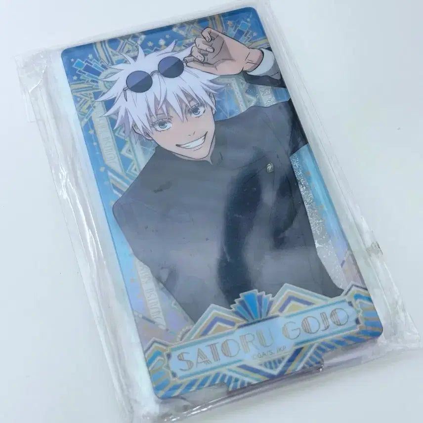 [BUNJANG] Jujutsu Kaisen Volume 0 Glitter Acrylic Block - Satoru Gojo / 주술회전 회옥옥절 트윙클 아트 글리터 아크릴 블럭 - 고죠 사토루