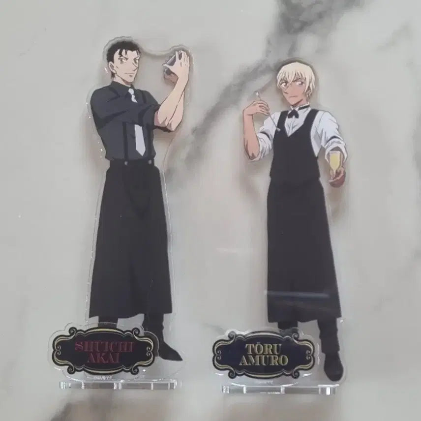 [BUNJANG] Detective Conan Shuichi Akai & Rei Furuya Bartender Acrylic Stand / 명탐정 코난 아카이 슈이치 후루야 레이 바텐더 아크릴 스탠드
