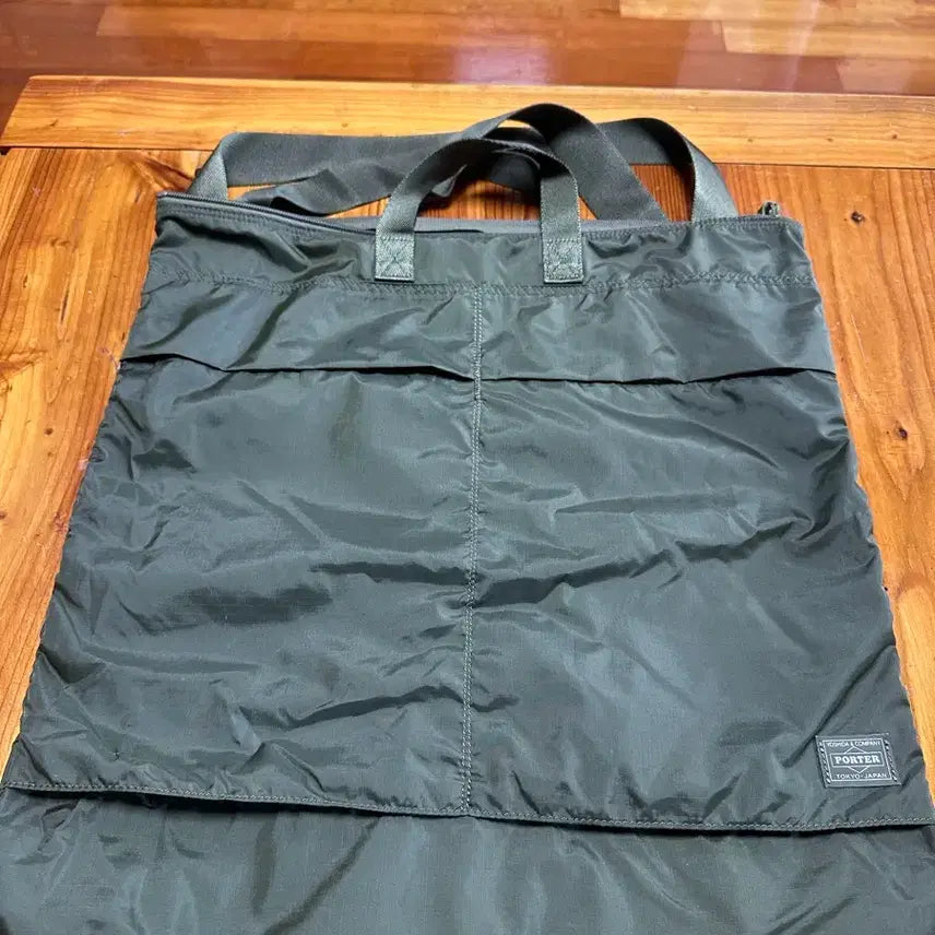 [BUNJANG] Porter Flex Two-Way Helmet Bag Olive / 포터 flex 투웨이 헬맷백 올리브