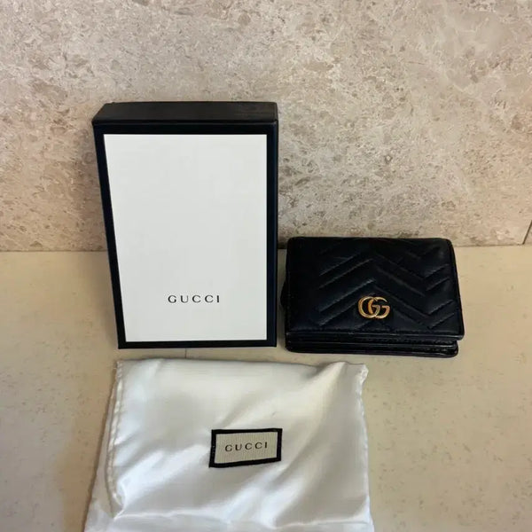 [BUNJANG] Gucci GG Matelassé Wallet / [정품] 구찌 GG 마틀라쎄 반지갑