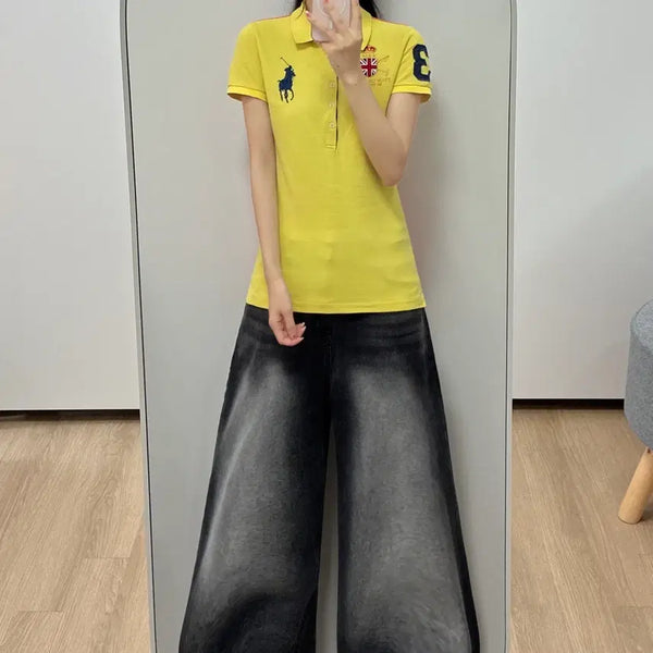 [BUNJANG] Polo Ralph Lauren Big Pony Chieffkeff Short Sleeve T-Shirt / 폴로 랄프로렌 빅포니 치프키프 카라 반팔 티셔츠