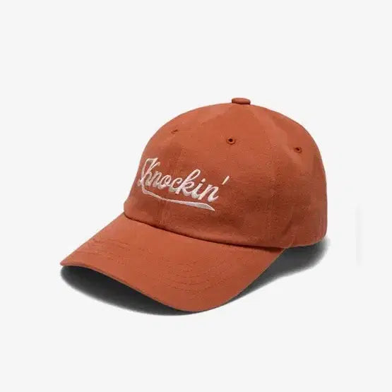 [BUNJANG] OGAF Knockin Logo Ball Cap Orange / 오가프 Knockin 로고 볼캡 오렌지
